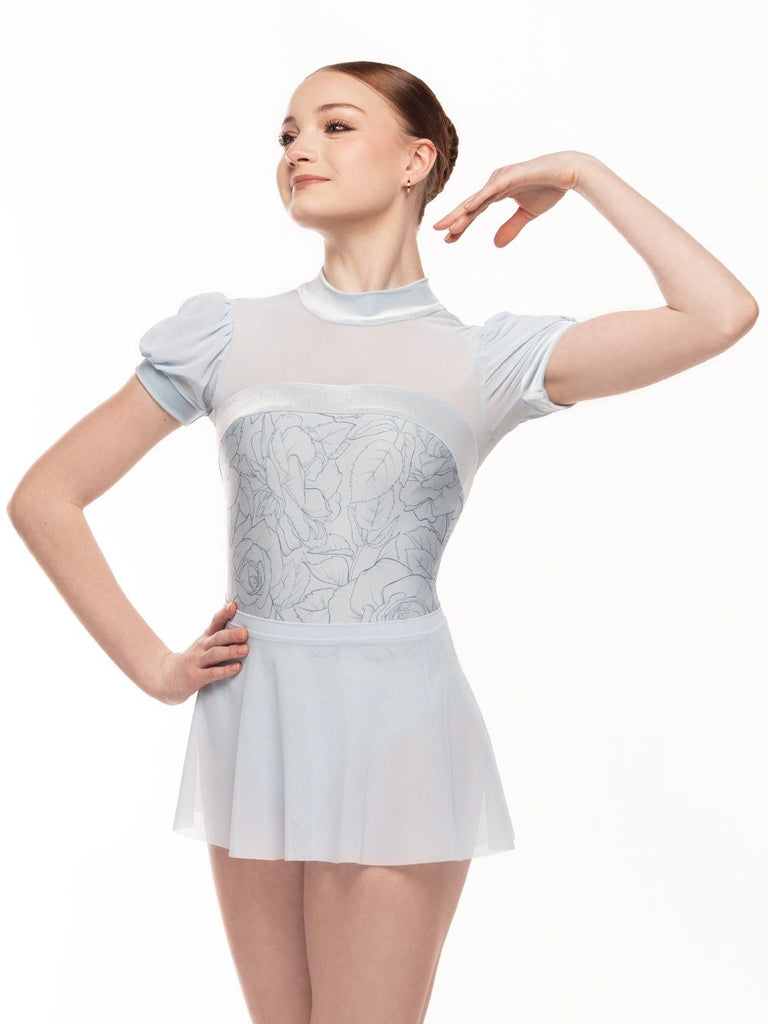 エレベ ダンスウェア フレアースカート Eleve Dancewear Flare Skirt Frost Mesh RTW