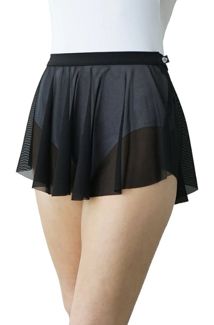 Jule Dancewear Meshie Skirt: Black ジュールダンスウェア メッシースカート ブラック