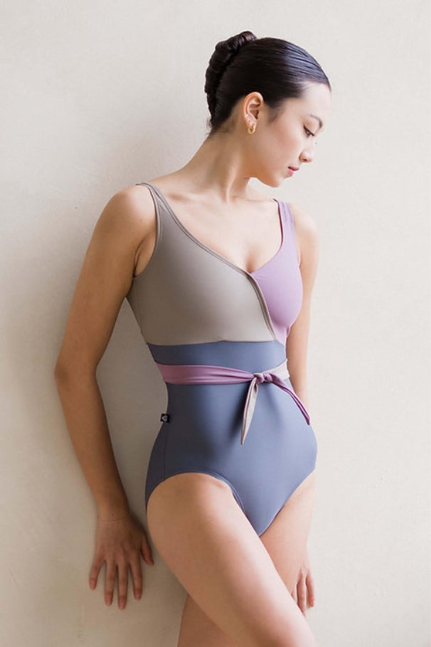 ジュールダンスウェア ダイヤモンドレオタード Jule Dancewear Diamond Leotard: Amethyst + Dust + Charcoal