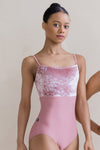 ジュールダンスウェア ティアラレオタード Jule Dancewear Tiara Leotard: Rose Crushed Velvet + Rose