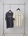 レヴダンス Tシャツ LEVDANCE  LEV classic tee CREAM / CHARCOAL