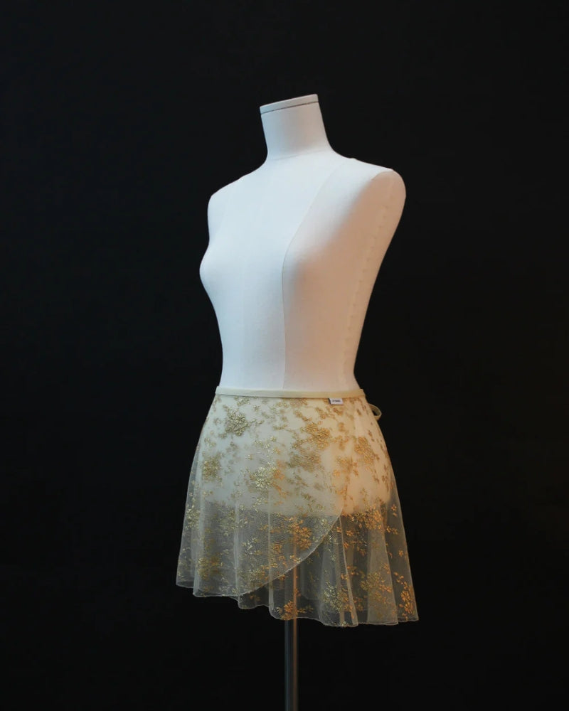 レヴダンス ジョセフィン レーススカート ゴールド LEVDANCE Josephine lace skirt GOLD