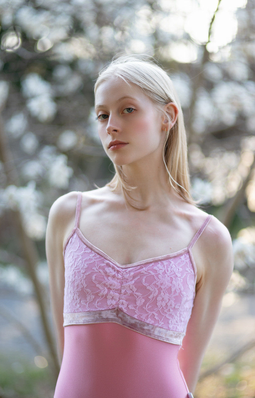 クラスイン リップスティックベルベットインサートキャミソールレオタード Class In LIPSTICK VELVET INSERTS CAMI