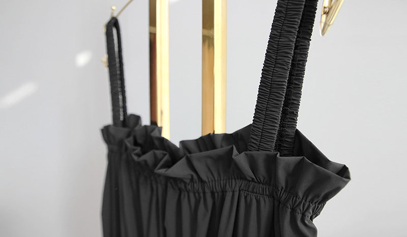 レヴダンス ローラ ウォーム アップ ジャンプスーツ LEVDANCE laura warm-up jumpsuit JET BLACK