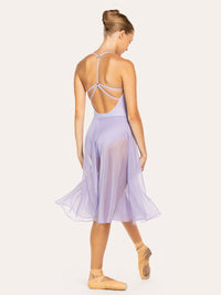 *エレベ ダンスウェア シフォン・リハーサル・スカート Eleve Dancewear Chiffon Rehearsal Skirt Lavender RTW