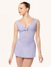 エレベ ダンスウェア チューリップ・スカート Eleve Dancewear Ribbed Tulip Skirt Lavender RTW