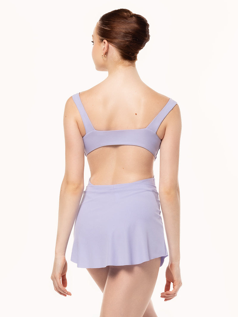 エレベ ダンスウェア チューリップ・スカート Eleve Dancewear Ribbed Tulip Skirt Lavender RTW