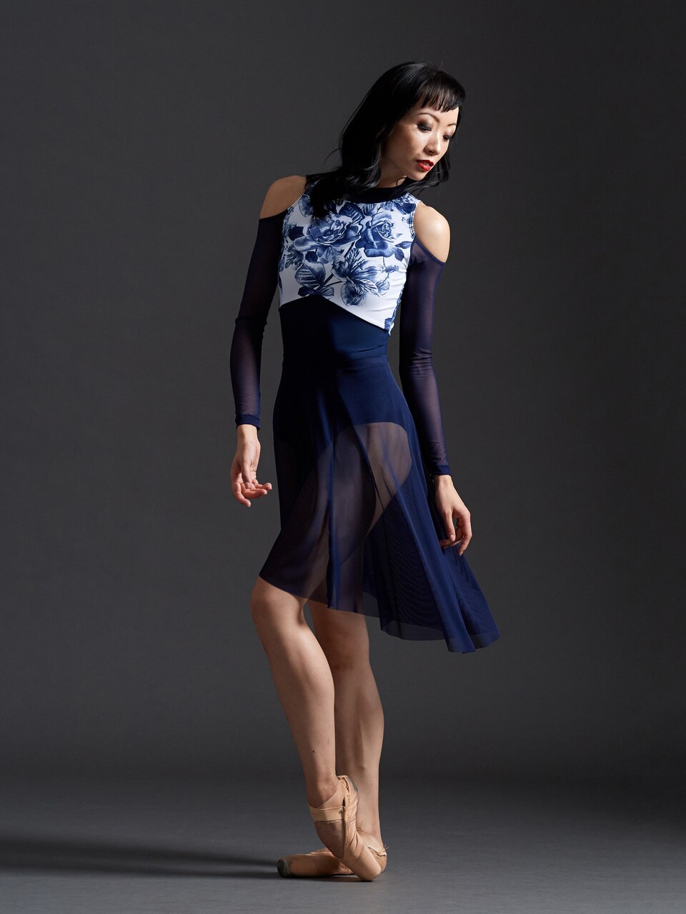 エレベ ダンスウェア カスタム ロングハイロースカート Eleve Dancewear Custom Long High-Low Skirt