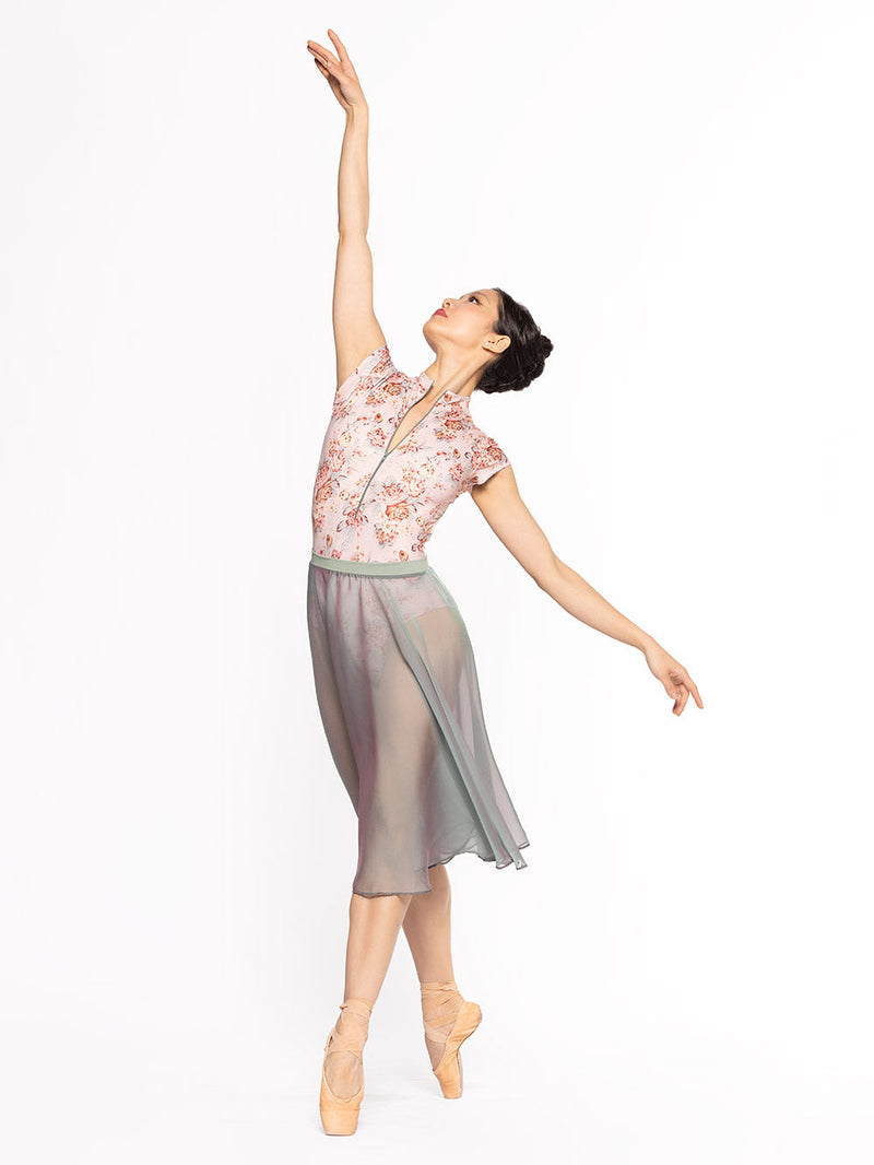 *エレベ ダンスウェア シフォン・リハーサル・スカート パラダイス・ガーデン Eleve Dancewear Chiffon Rehearsal Skirt Paradise Garden RTW