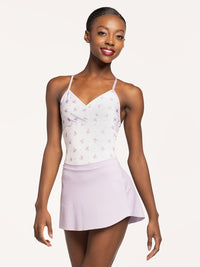 エレベ ダンスウェア チューリップ・スカート Eleve Dancewear Ribbed Tulip Skirt Iced Lilac RTW