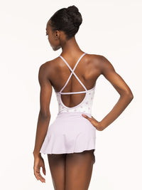 エレベ ダンスウェア チューリップ・スカート Eleve Dancewear Ribbed Tulip Skirt Iced Lilac RTW