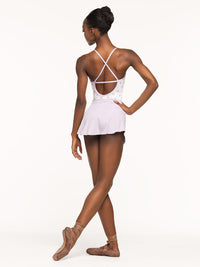エレベ ダンスウェア チューリップ・スカート Eleve Dancewear Ribbed Tulip Skirt Iced Lilac RTW