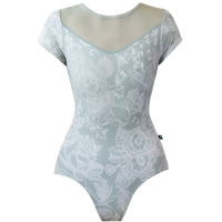 ラッキーレオ キャップスリーブレオタード Luckyleo ALOE TECUP & ALOE MESH CAP SLEEVE BREEZE
