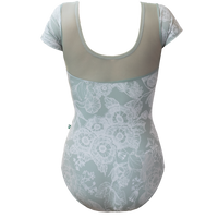 ラッキーレオ キャップスリーブレオタード Luckyleo ALOE TECUP & ALOE MESH CAP SLEEVE BREEZE