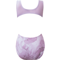 ラッキーレオ ノースリーブレオタード Luckyleo PURPLE DEPTHS & LILAC MESH PHOENIX