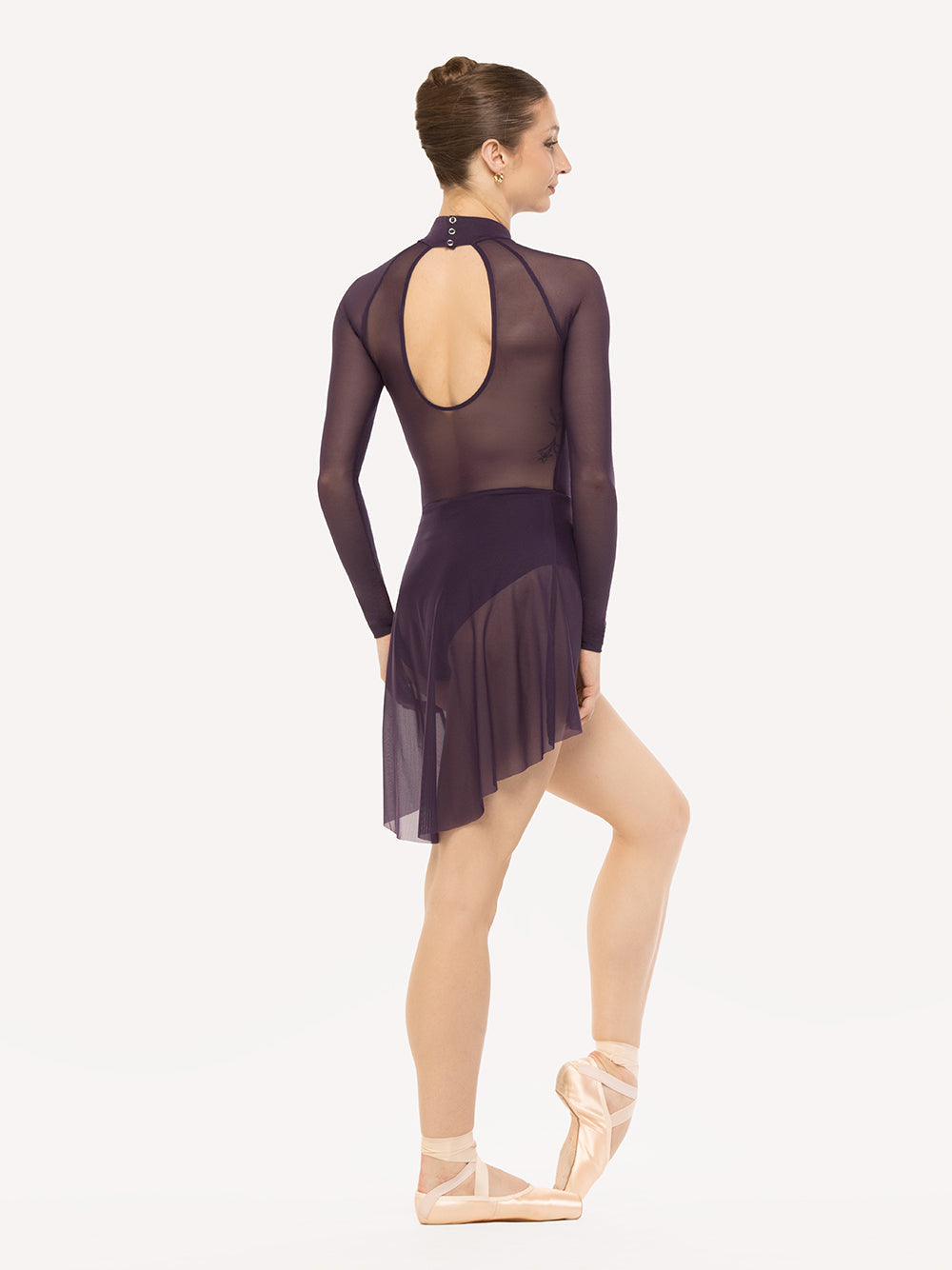 エレベダンスウェア リン・レオタード・エッグプラント Eleve Dancewear Lynn Leotard Eggplant RTW
