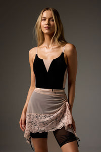 ボディール メッシュレイヤリングショート BODILE MESH LAYERING SHORT