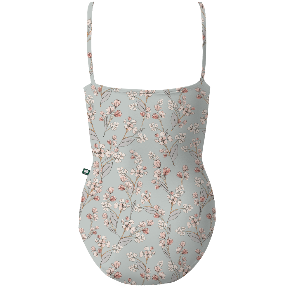 ラッキーレオ キャミソールレオタード Luckyleo MIST BLUE APPLE BLOSSOM HARMONY SCOOP