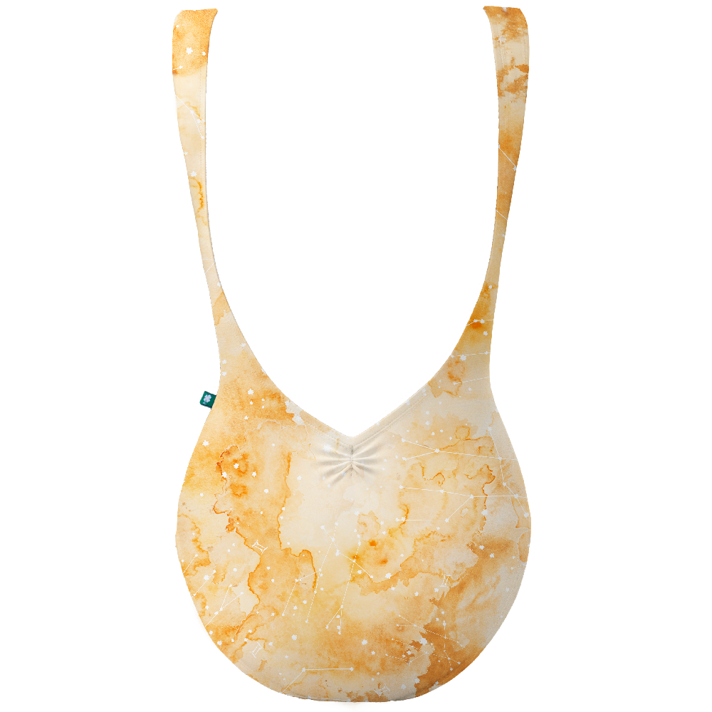 ラッキーレオ タンクレオタード Luckyleo YELLOW GEMINI CONSTELLATION MOON LOW BACK