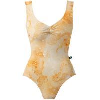 ラッキーレオ タンクレオタード Luckyleo YELLOW GEMINI CONSTELLATION MOON LOW BACK