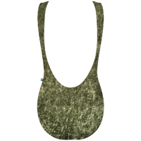 ラッキーレオ ノースリーブレオタード Luckyleo MOSS CRUSHED VELVET ALLURE