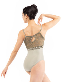 エレベ ダンスウェア エラ・レオタード マーキュリー ダスティ・オリーブ・レース Eleve Dancewear Ella Leotard Mercury Dusty Olive Lace RTW