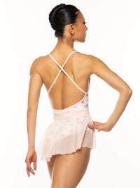 エレベ ダンスウェア ヒップスタースカート パウダーピンクメッシュ Eleve Dancewear Hipster Skirt Powder Pink Mesh RTW