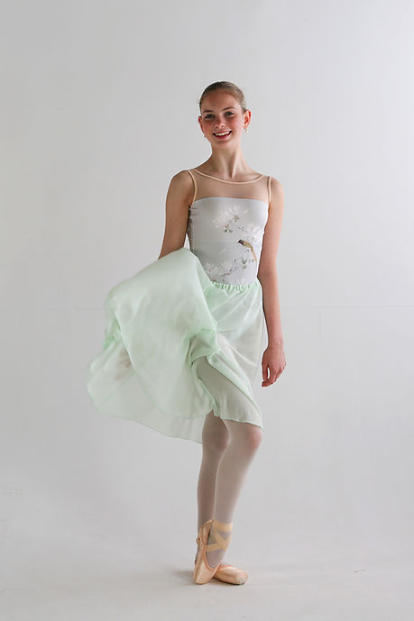 B.S.B.L プルオンリハーサルスカート（大人）24"（約61cm）クリーム・ミント・茶系（全6色） Pull-on Rehearsal Skirt