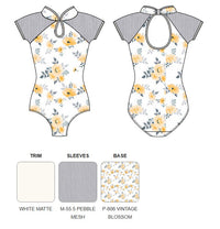 【カスタム】エレベ ダンスウェア キャップスリーブレオタード Eleve Dancewear Custom Mandy Leotard