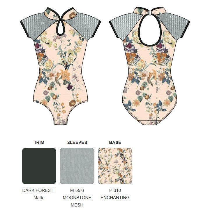 【カスタム】エレベ ダンスウェア キャップスリーブレオタード Eleve Dancewear Custom Mandy Leotard