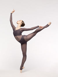 エレベ ダンスウェア スティラップバックシームタイツ ミスティックメッシュ Eleve Dancewear Back Seam Tights Mystic Mesh RTW