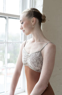 クラスイン ヌードレースオーバーレイ キャミソールレオタード Class In NUDE LACE OVERLAY CAMI