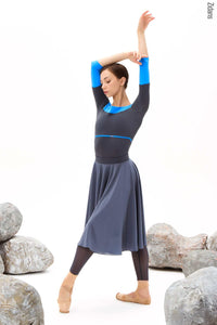 ジダンス 4-スリーブ レオタード ZIDANS 2 4 Sleeves Horizon leotard rock