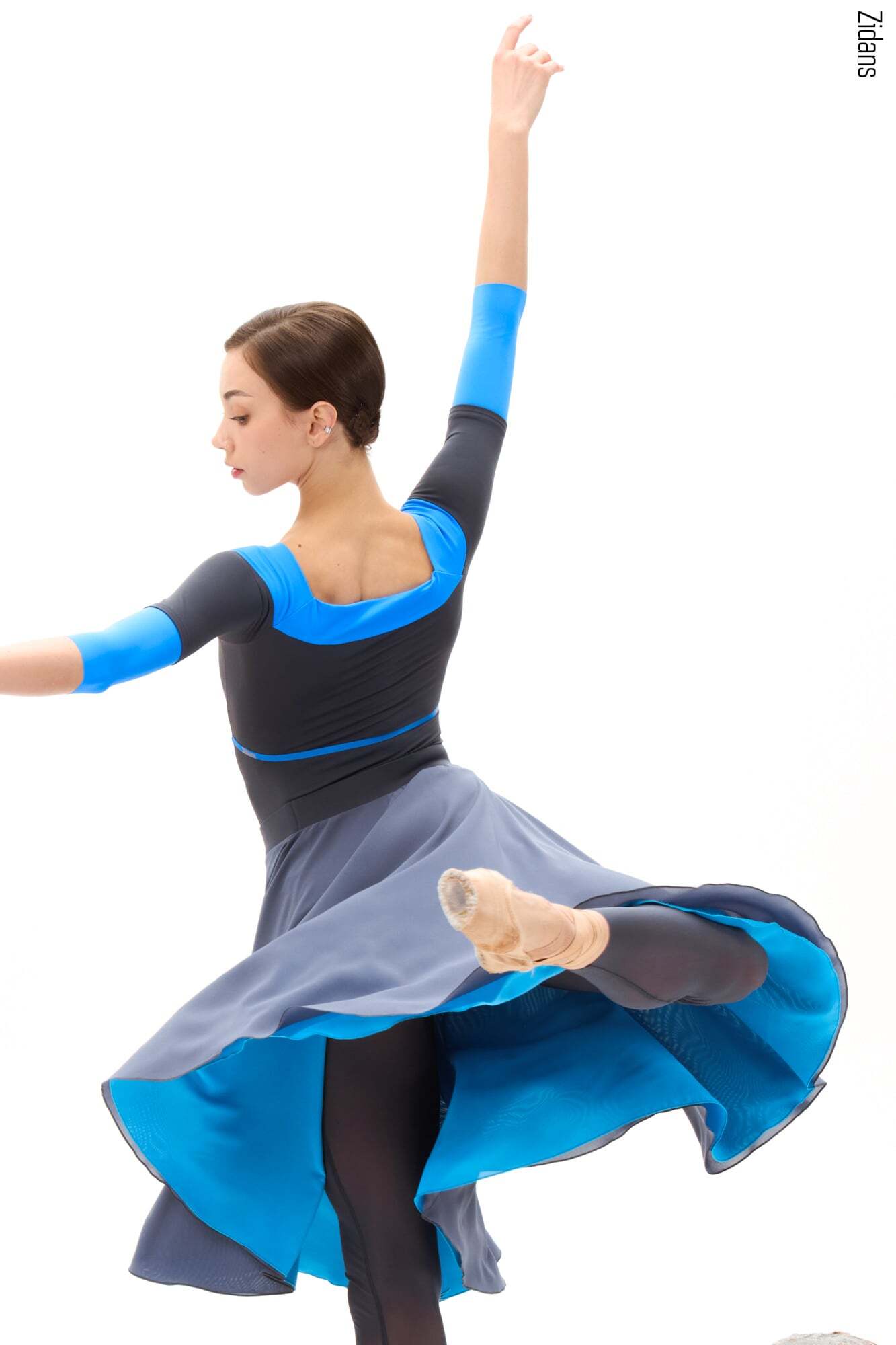 ジダンス 4-スリーブ レオタード ZIDANS 2 4 Sleeves Horizon leotard rock