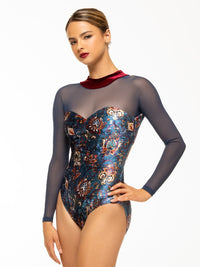 エレベ ダンスウェア アイビー レオタード ノスタルジア ベルベット Eleve Dancewear Ivy Leotard Nostalgia Velvet RTW