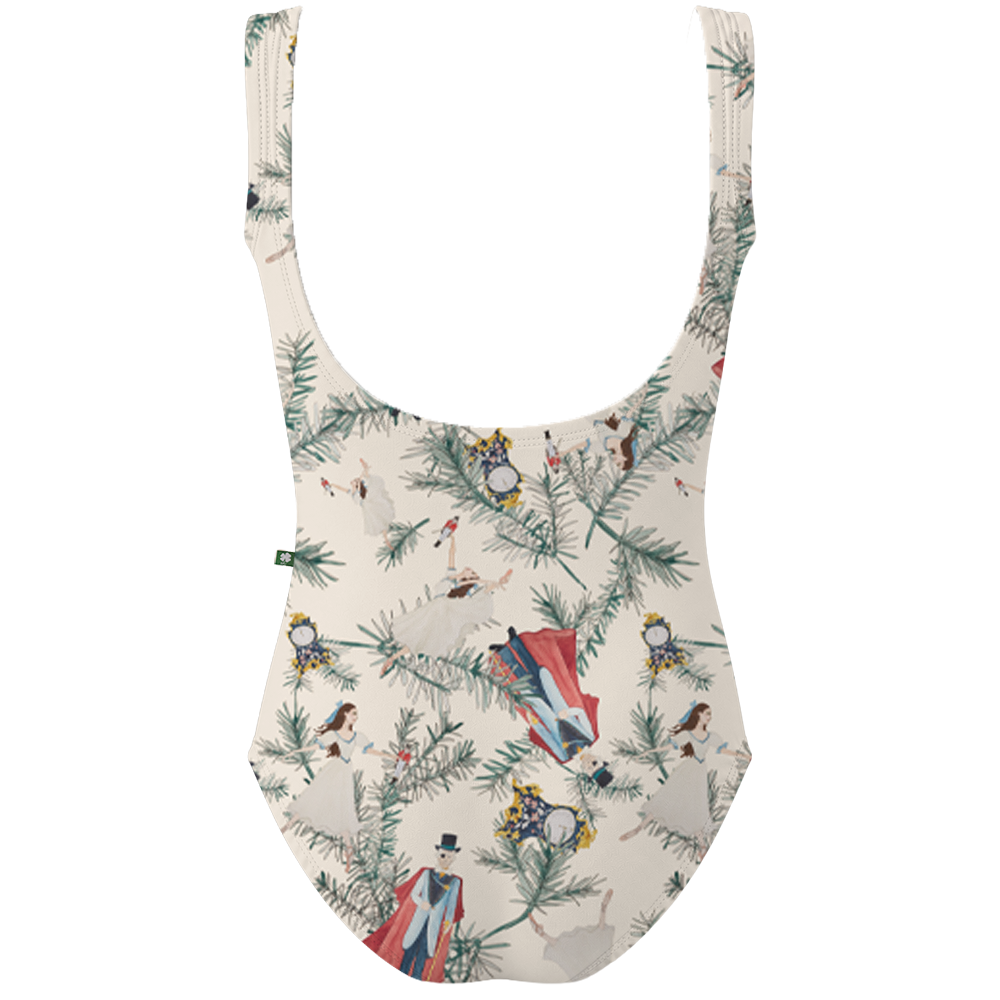 ラッキーレオ Luckyleo Ivory Party Scene Kids Crescent Leotard