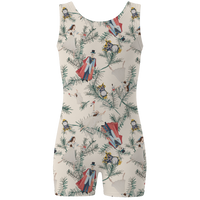 ラッキーレオ Luckyleo Ivory Party Scene Shine Shorts Unitard
