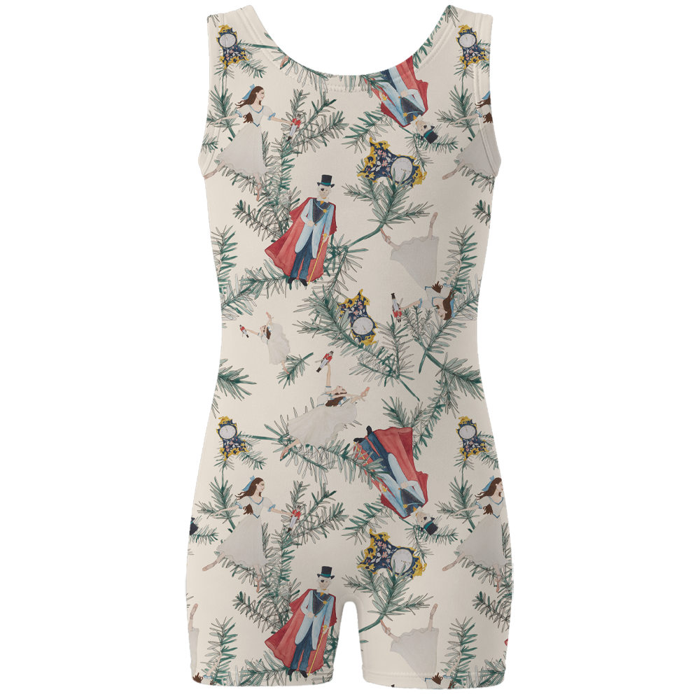 ラッキーレオ Luckyleo Ivory Party Scene Shine Shorts Unitard