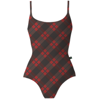 ラッキーレオ キャミソールレオタード Luckyleo CHERRY PAJAMA PLAID HARMONY SCOOP