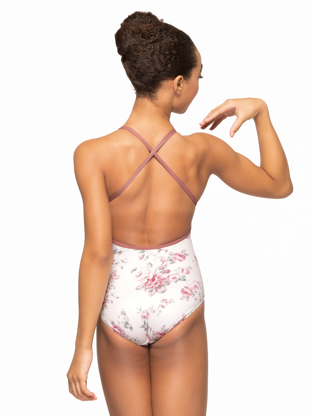 エレベ ワインレッド ノースリーブ レオタード サイズL エレベ