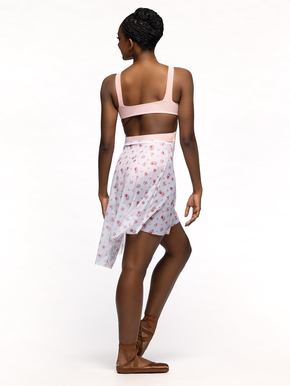 エレベ ダンスウェア ロングハイロースカート Eleve Dancewear Long High-Low Skirt Miniflora Mesh RTW