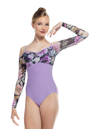 *エレベ ダンスウェア ローラ レース レオタード Eleve Dancewear Lola Leotard Poison Petal RTW