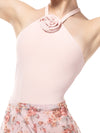 エレベ ダンスウェア ロゼッタ レオタード パウダーピンク Eleve Dancewear Rosette Leotard Powder Pink RTW