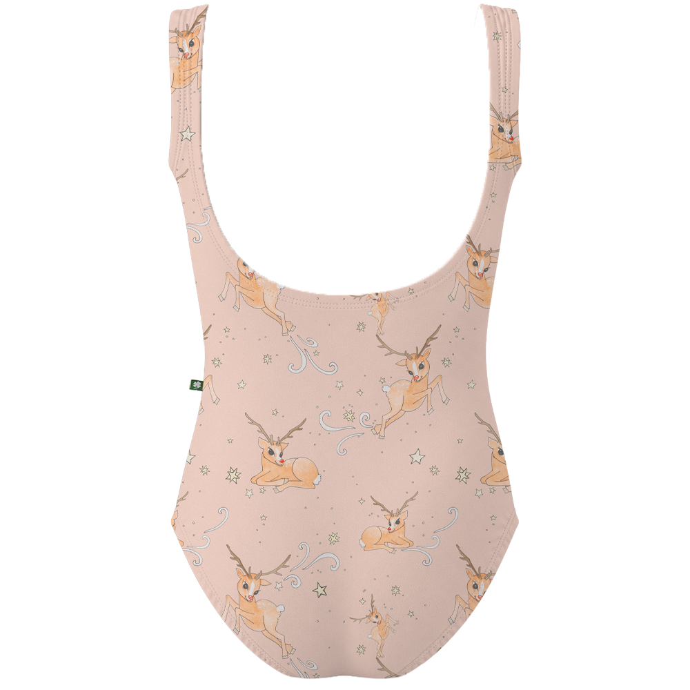 ラッキーレオ Luckyleo Dusty Rose Rudolph Kids Crescent Leotard