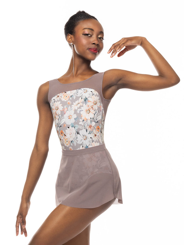 エレベ ダンスウェア チューリップ・スカート Eleve Dancewear Tulip Skirt Truffle Mesh RTW