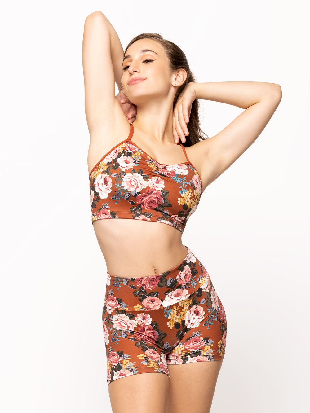 エレベ ダンスウェア クレア ショーツ 5 インチ Eleve Dancewear Claire Shorts 3" Rhapsody Picante RTW
