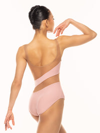 エレベ ダンスウェア レオタード Eleve Dancewear Lunata Leotard Rose Latte Mesh RTW