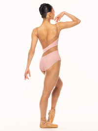 エレベ ダンスウェア レオタード Eleve Dancewear Lunata Leotard Rose Latte Mesh RTW