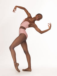 エレベ ダンスウェア レオタード Eleve Dancewear Lunata Leotard Rose Mocha Mesh RTW