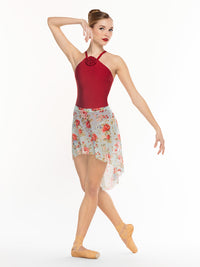 *エレベ ダンスウェア ロゼッタ レオタード Eleve Dancewear Rosette Leotard Ruby RTW